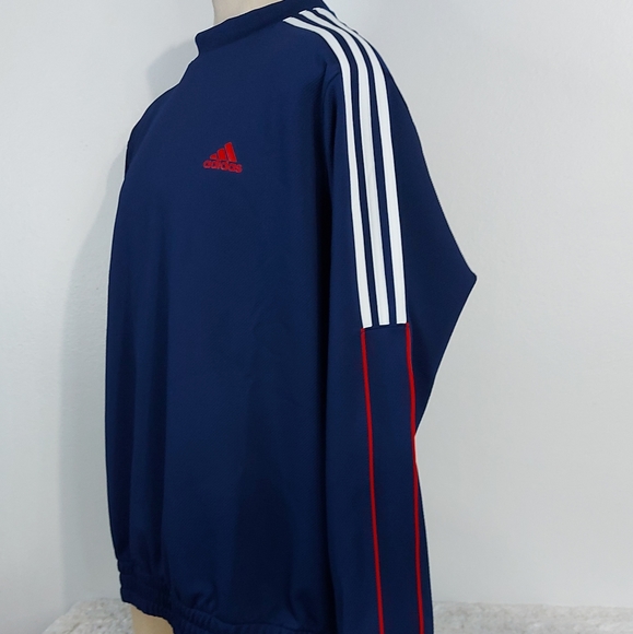 Adidas usa golf pullow sweaters size X-Large color blue Long sleeves  crewneck - Picture 3 of 16